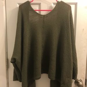 Brandy Melville Olive Green Cardigan